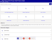 Tablet Screenshot of powerpointpumps.net